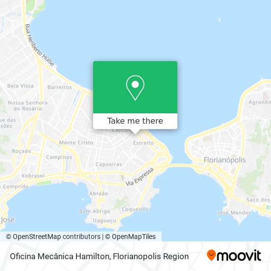 Oficina Mecânica Hamilton map