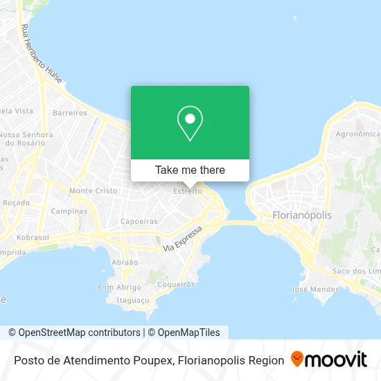 Posto de Atendimento Poupex map
