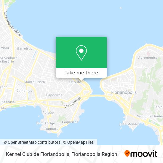 Kennel Club de Florianópolis map