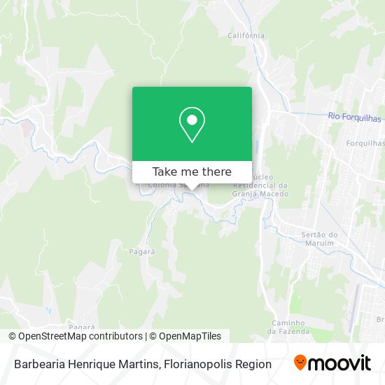 Barbearia Henrique Martins map