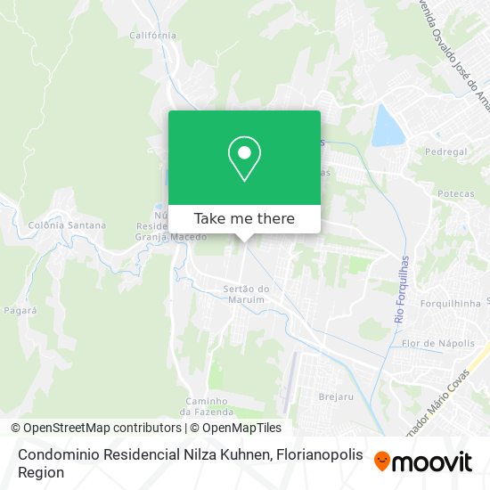 Mapa Condominio Residencial Nilza Kuhnen