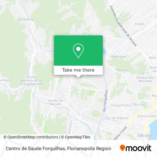 Centro de Saude Forquilhas map