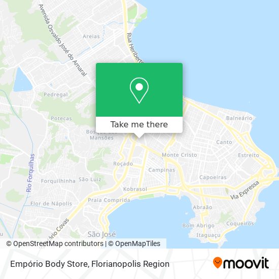 Empório Body Store map