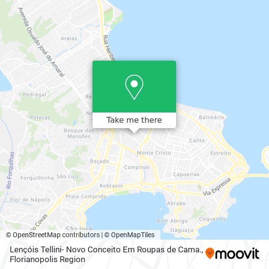 Mapa Lençóis Tellini- Novo Conceito Em Roupas de Cama.