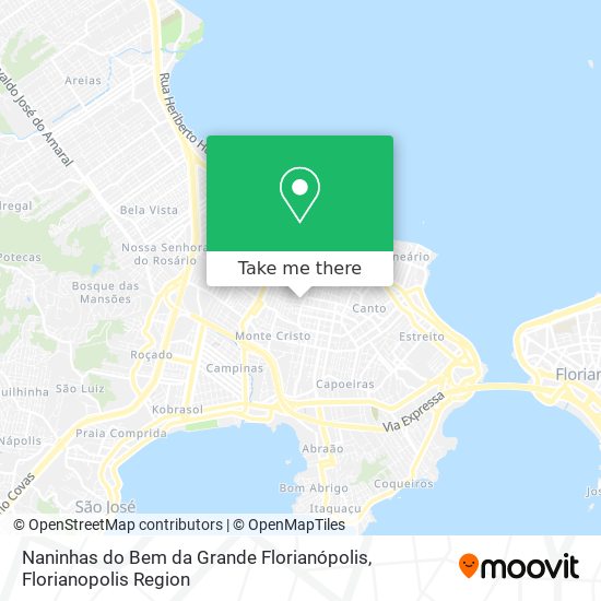 Naninhas do Bem da Grande Florianópolis map