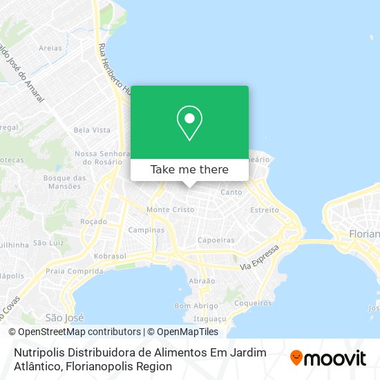 Nutripolis Distribuidora de Alimentos Em Jardim Atlântico map