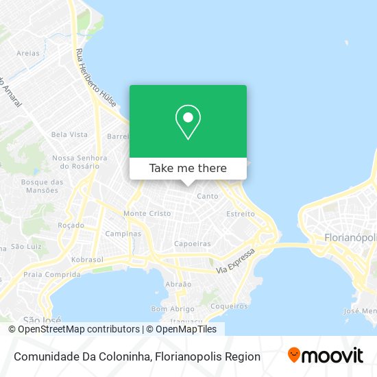 Comunidade Da Coloninha map