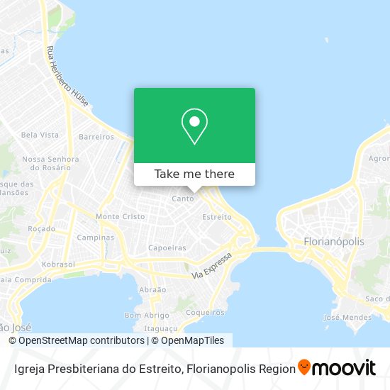 Igreja Presbiteriana do Estreito map