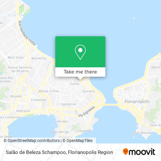 Salão de Beleza Schampoo map