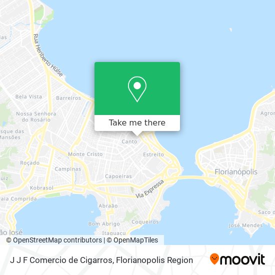 J J F Comercio de Cigarros map