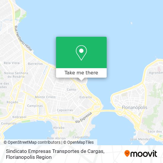 Sindicato Empresas Transportes de Cargas map
