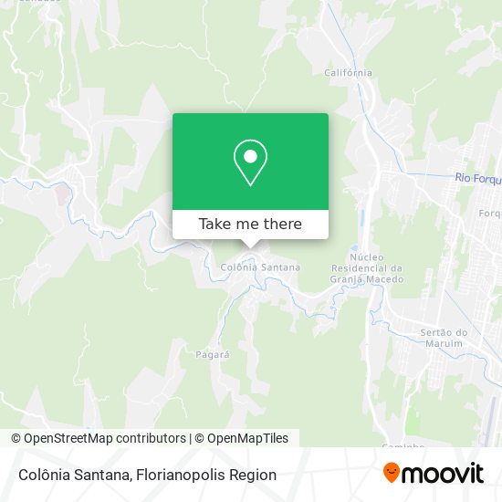 Mapa Colônia Santana
