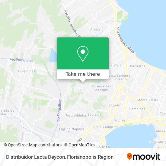 Distribuidor Lacta Deycon map