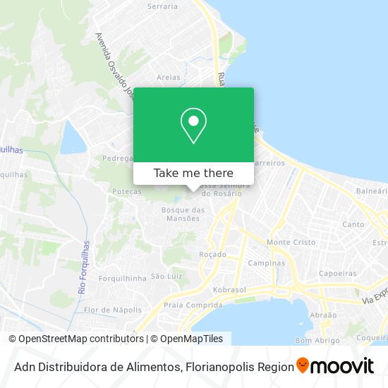 Adn Distribuidora de Alimentos map