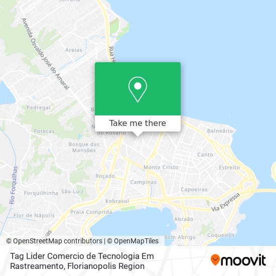 Mapa Tag Lider Comercio de Tecnologia Em Rastreamento