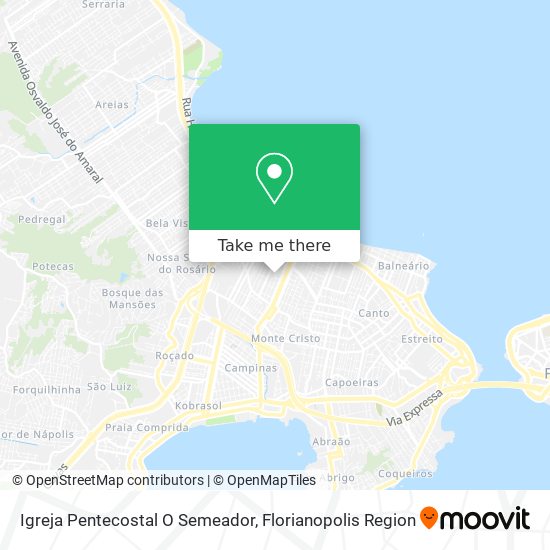 Igreja Pentecostal O Semeador map