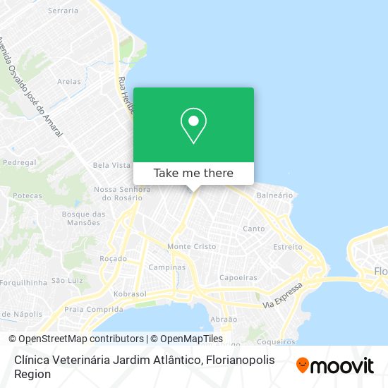 Clínica Veterinária Jardim Atlântico map