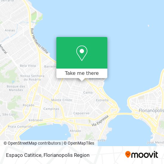 Espaço Catitice map