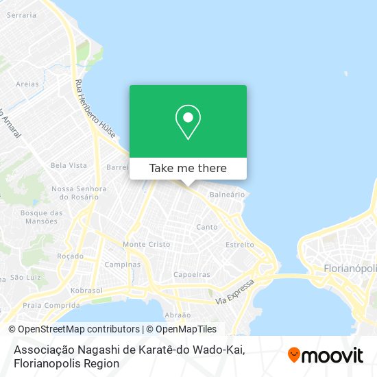 Associação Nagashi de Karatê-do Wado-Kai map