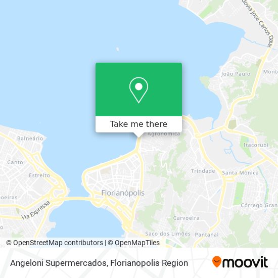 Angeloni Supermercados map