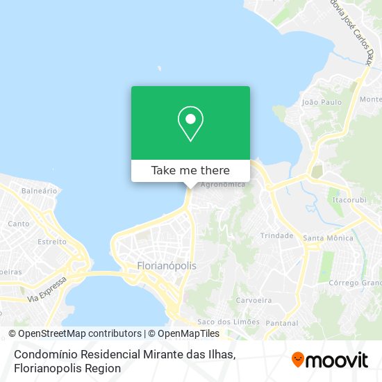 Mapa Condomínio Residencial Mirante das Ilhas