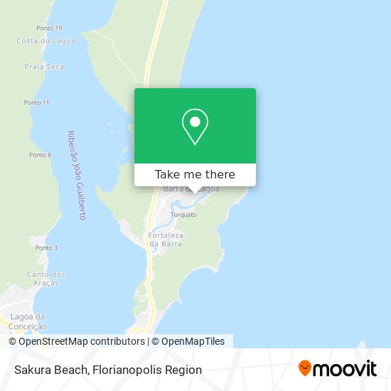 Mapa Sakura Beach