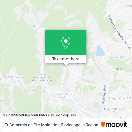 Tr Comercio de Pre-Moldados map