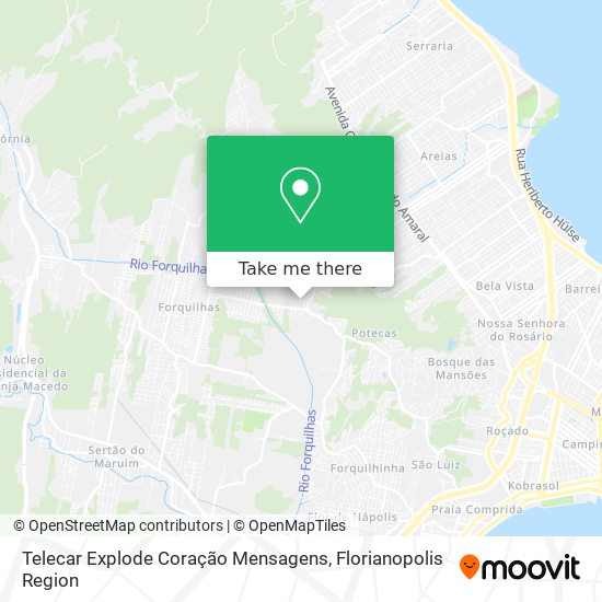 Telecar Explode Coração Mensagens map