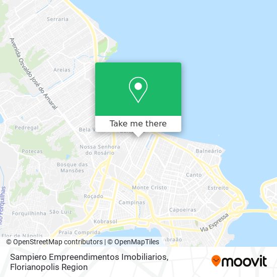 Sampiero Empreendimentos Imobiliarios map