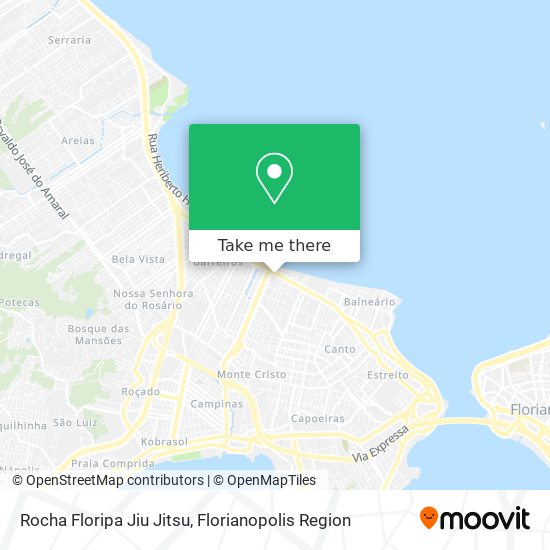 Rocha Floripa Jiu Jitsu map