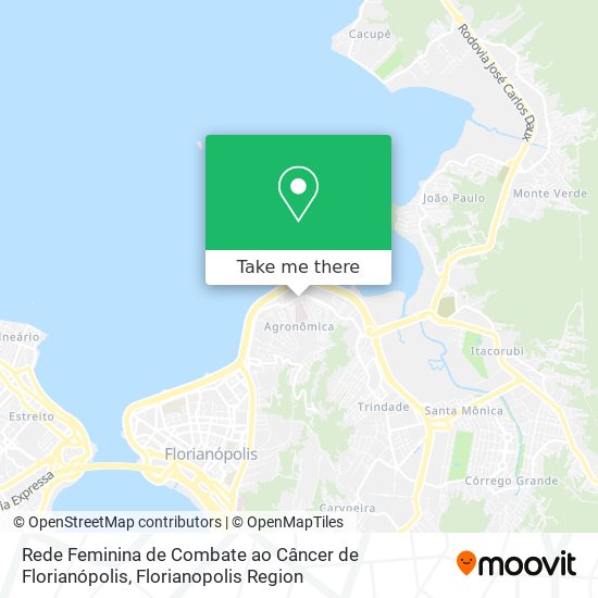 Rede Feminina de Combate ao Câncer de Florianópolis map