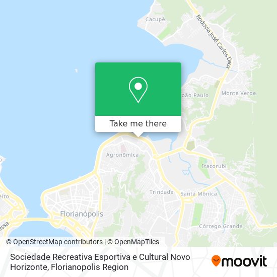 Mapa Sociedade Recreativa Esportiva e Cultural Novo Horizonte