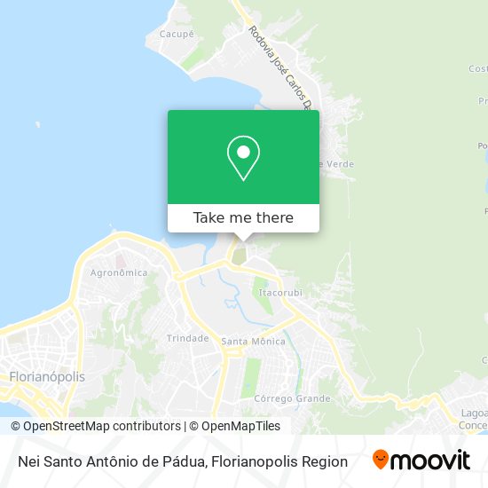 Nei Santo Antônio de Pádua map