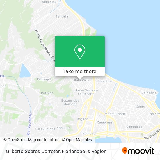 Gilberto Soares Corretor map