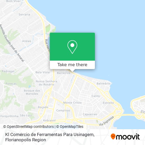 Kl Comércio de Ferramentas Para Usinagem map