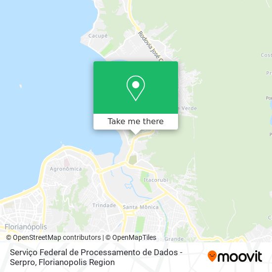 Serviço Federal de Processamento de Dados - Serpro map