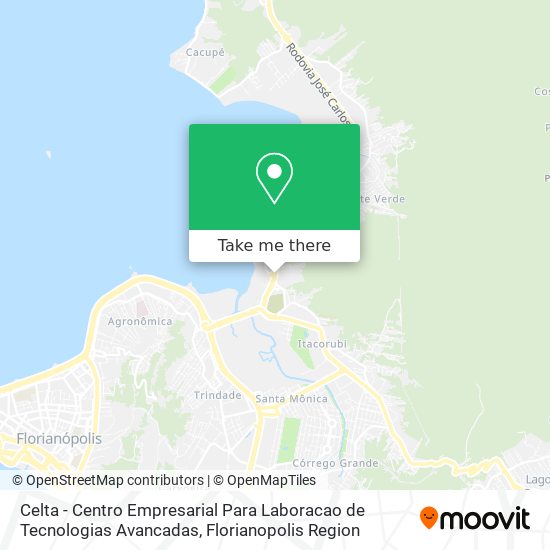 Celta - Centro Empresarial Para Laboracao de Tecnologias Avancadas map