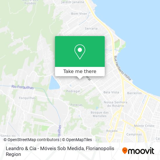 Leandro & Cia - Móveis Sob Medida map