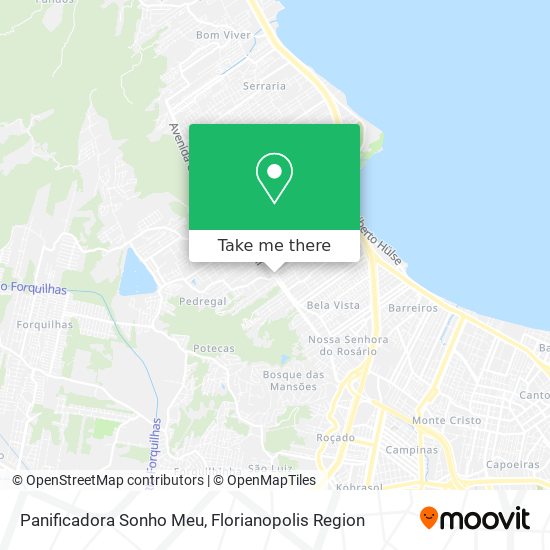 Panificadora Sonho Meu map