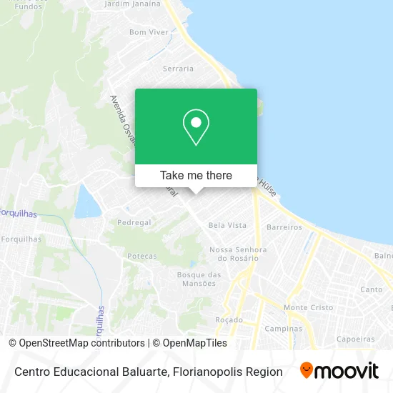 Centro Educacional Baluarte map