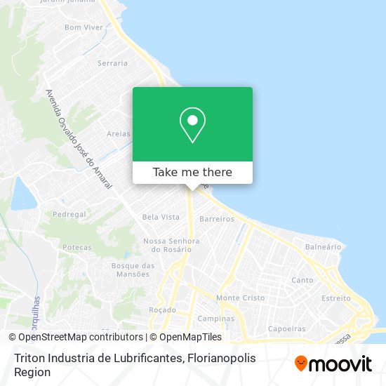 Triton Industria de Lubrificantes map