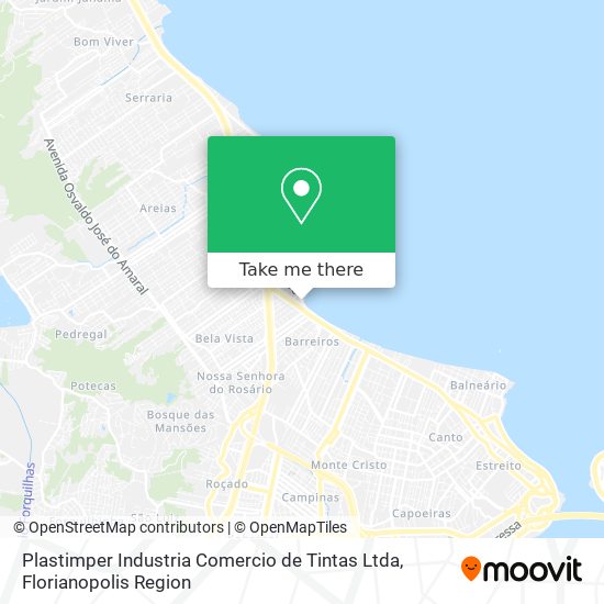 Plastimper Industria Comercio de Tintas Ltda map