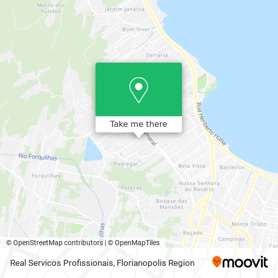 Real Servicos Profissionais map