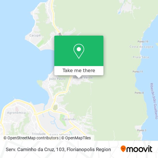 Serv. Caminho da Cruz, 103 map