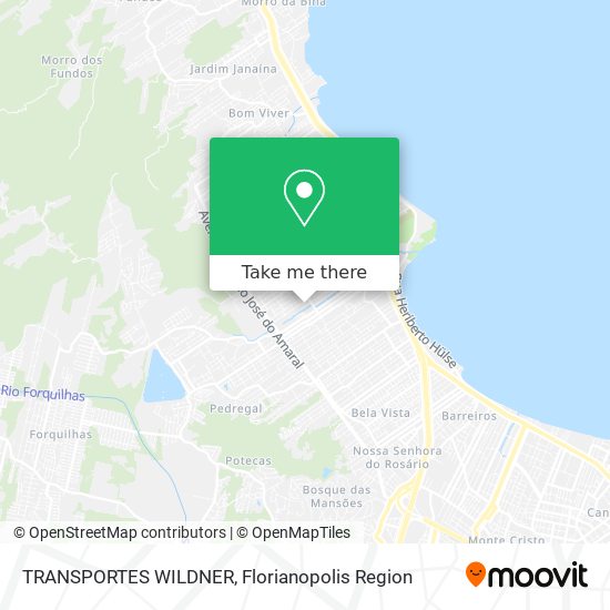 TRANSPORTES WILDNER map