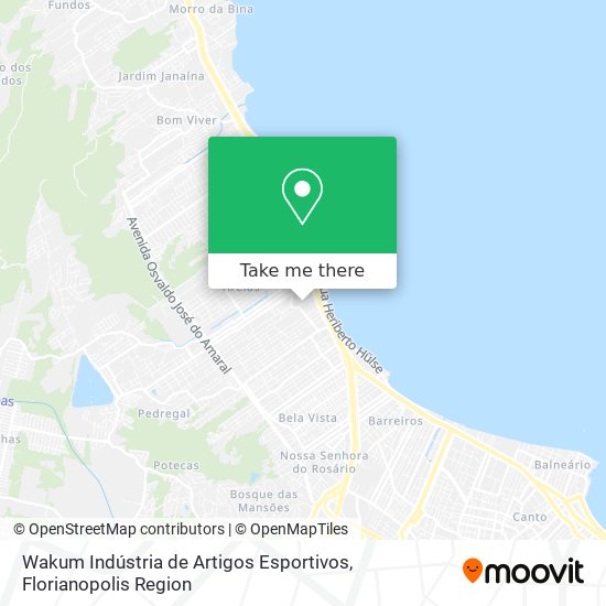 Wakum Indústria de Artigos Esportivos map