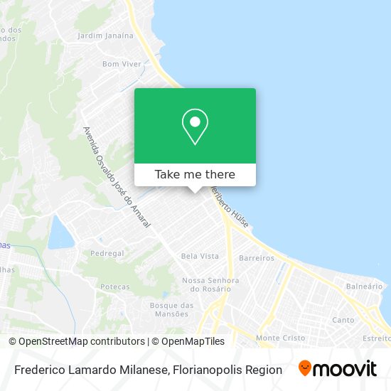 Frederico Lamardo Milanese map
