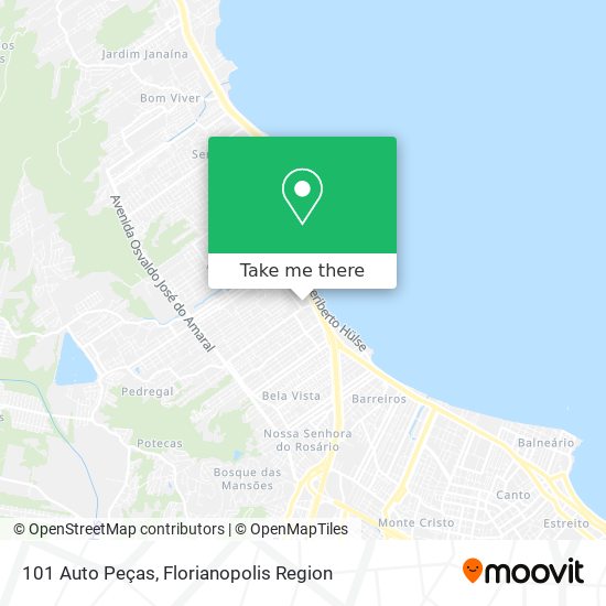 101 Auto Peças map