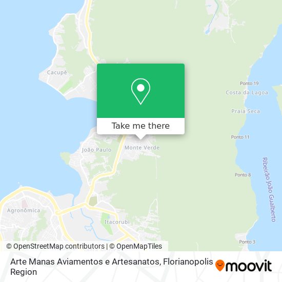 Arte Manas Aviamentos e Artesanatos map