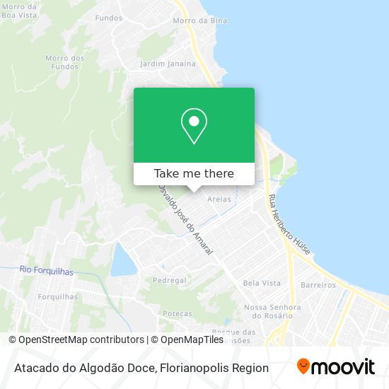 Atacado do Algodão Doce map